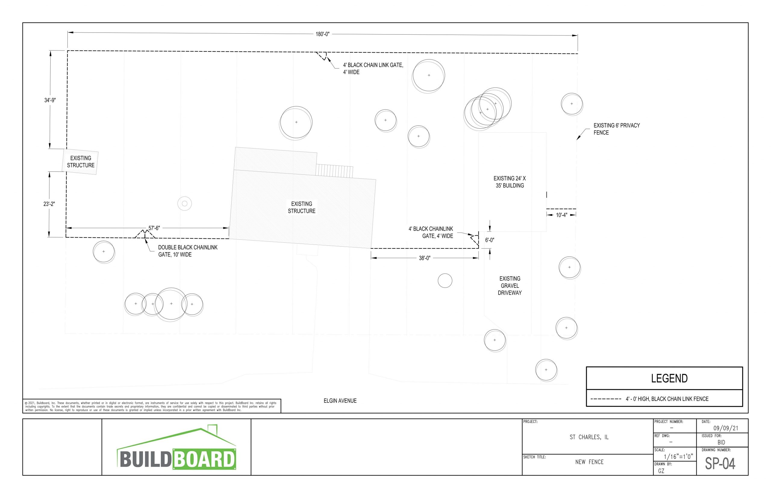 Deck project layout Buildboard